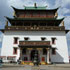 Mongolia – Gandan Monastery – The large Chenresig statue was sponsored and built by Sogpu Rinpoche Guru Deva
